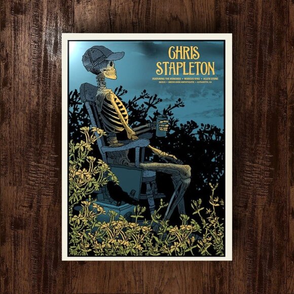 Art | Chris Stapleton Honchos June 26th 223 Georgia Ap Ltd Show Concert ...